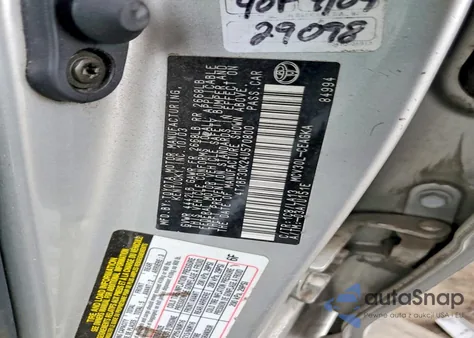 2004 Toyota Camry Le z USA, uszkodzony, nr VIN 4T1BF30K24U570800